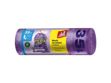 shumee JAN vrečke za smeti essential LD Magnum Flex sivka 35 L - 12 kosov