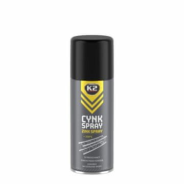 shumee K2 cinkov sprej 400 ml ščiti jeklene konstrukcije pred korozijo