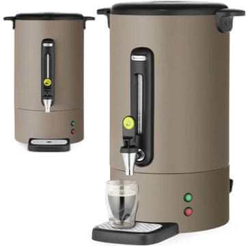 Hendi Kavni aparat z odcejalnim pipom UNIQ 14 l 1750 W – taupe