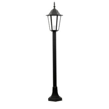 shumee Retro vrtna svetilka Liguria 96cm E27 IP43 črna Goldlux 202185