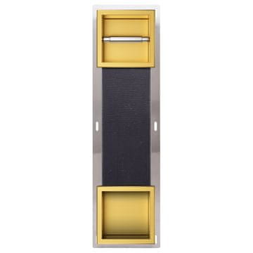 shumee Wall-BOX paper 2 Gold - Revija s podajalnikom papirja, zlata