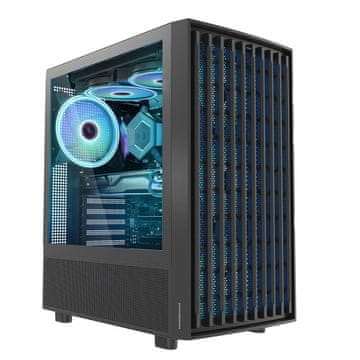 Modecom Modecom breeze argbflow Midi USB Type-C ohišje, črno