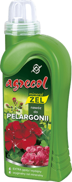 shumee Agrecol tekoče mineralno gnojilo GEL ZA geranije 1L