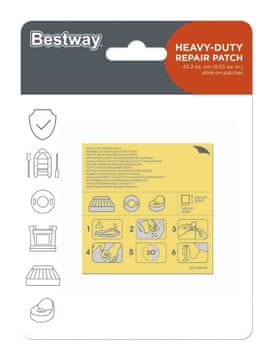 Bestway Samolepilni popravni obliži 10 kosov Bestway 62068