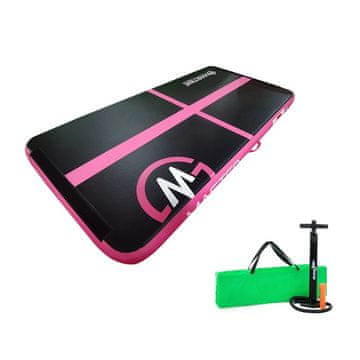 Master Akrobatska steza Airtrack mojster 200 x 100 x 10 cm - črna in roza