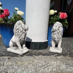 shumee Siva betonska skulptura leva Vrtna figura leva v slogu art deco