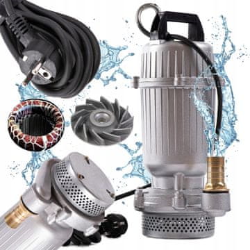 shumee Vrtna črpalka ZA umazano vodo Z mletjem za deževnico 1600 W