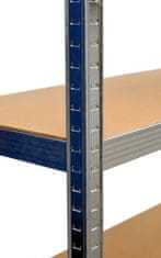 Gockowiak 5-nivojski regal za shranjevanje 625 kg 150 x 75 x 30 cm