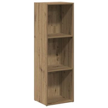 Vidaxl Knjižna omara artisan hrast 36x30x114 cm inženirski les