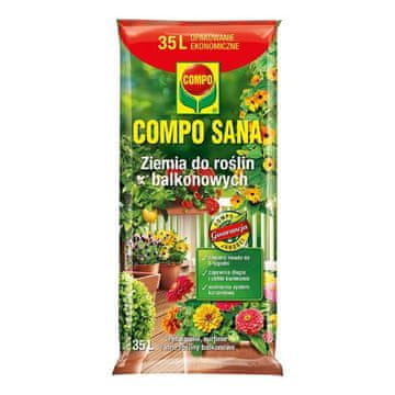 COMPO Compo sana substrat za balkonske rastline 35 l