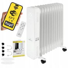 shumee Oljni radiator Oslo 2500W Bel WiFi