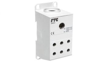shumee Razdelilna enota CU z 1 potencialom, 175 A, vhodi: 1 x 95 - 240 mm2 (žica) ali 1 x 70 - 185 mm2 (vejasta), izhodi: 6 x 10 -50