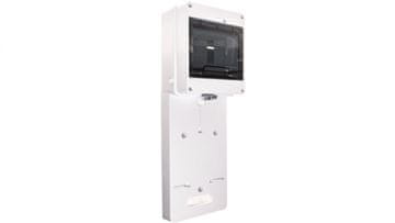 Elektro-Plast Enofazna števna razdelilna omarica z dimnim steklom 420x157 mm s prostorom za 7 varnostnih naprav, bela TLR-1F-N-PE 0112-00