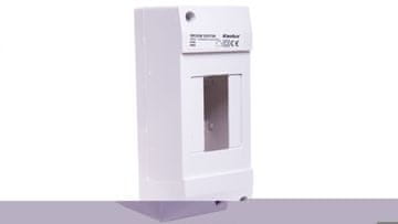 Kanlux Modularna razdelilna omarica, plastična, 1x2, nadometna, IP30, IK06, razred II, brez vrat, DB102W, 1X2P/SM, bela, 3850