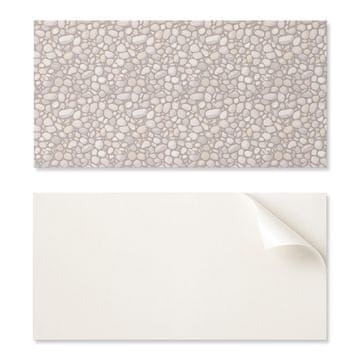 COLORAY Komplet samolepilnih vinilnih ploščic z vzorcem kamna na podlagi 10x40x20 cm