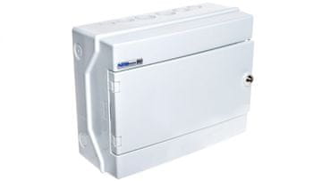 Elektro-Plast Hermetična modularna razdelilna omarica (500 V AC, 1000 V DC) 1x12 nadometna IP65 RH-12/ZB (z zaklepom) 36,14