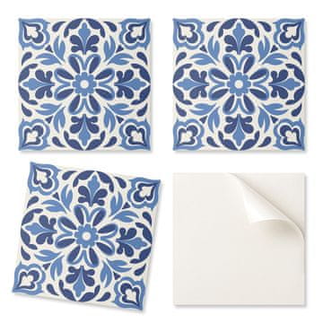 COLORAY PVC samolepilne ploščice z motivom, idealne za hodnik, cvetlični dekorativni vzorec 9x30x30 cm