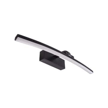 Ideus Stenska svetilka za kopalnico nad ogledalom, črna, 40 cm, 8 W, LED, 4000 K, 780 lm, IP44, mamba, Ideus 03883