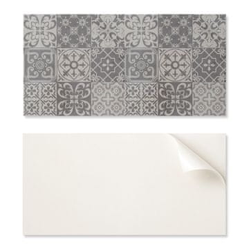COLORAY Samolepilne vinilne ploščice, idealne za moderno notranjost. Vzorci ploščic v razporeditvi 3x3 6x60x30 cm.