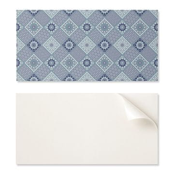 COLORAY Samolepilne vinilne ploščice - Stenska dekoracija za pisarno z geometrijskimi vzorci v mozaiku 10x40x20 cm