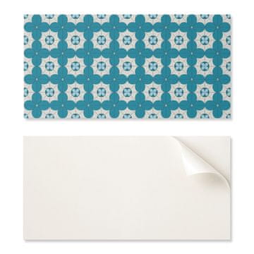 COLORAY Dekorativna samolepilna vinilna plošča 100x50 cm z geometrijskim cvetličnim vzorcem