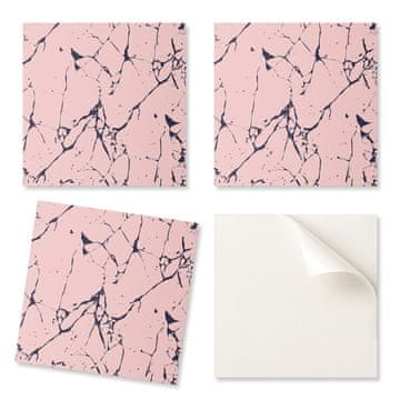 COLORAY Paket vinilnih kuhinjskih ploščic z abstraktnim marmornim vzorcem 9x30x30 cm