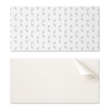 COLORAY Dekorativne samolepilne vinilne stenske ploščice z navadnim pikčastim vzorcem 6x60x30 cm