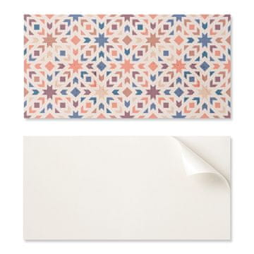 COLORAY Samolepilna vinilna plošča s potiskom 100x50 cm Geometrijski vzorci v harmoniji