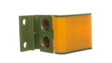 Elektro-Plast Razdelilni blok 2x4-50mm2/2x4-35mm2/3x2,5-25mm2 rumeno-zelen, ploščat in TH-letev za montažo DB2-Z 48,26