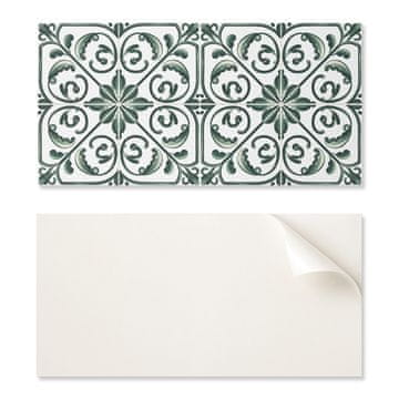 COLORAY Stenska dekoracija PVC plošča z vzorcem za sobo 120x60 cm rastlinski vzorec z ornamenti
