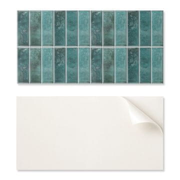 COLORAY Samolepilna vinilna tiskana plošča 100x50 cm elegantne pravokotne ploščice