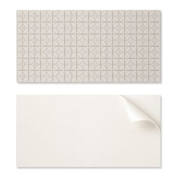 COLORAY Paket vinilnih ploščic z geometrijskim vzorcem za kuhinjo in dnevno sobo 6x60x30 cm