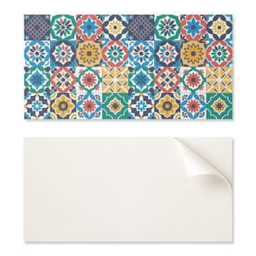 COLORAY Samolepilna vinilna plošča s potiskom 100x50 cm mozaični vzorci v aranžmaju