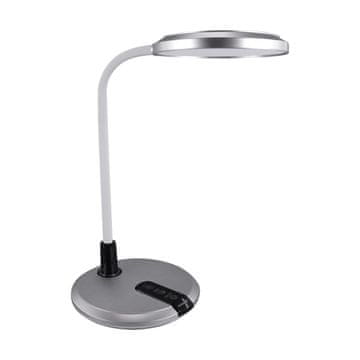Ideus 6,5W LED namizna svetilka z nastavljivo barvo svetlobe in stikalom na dotik, srebrna PLATON 04228