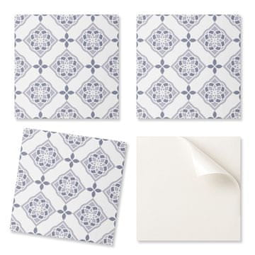 COLORAY Paket vinilnih ploščic z natisnjenim geometrijskim diamantnim vzorcem 20x20x20 cm