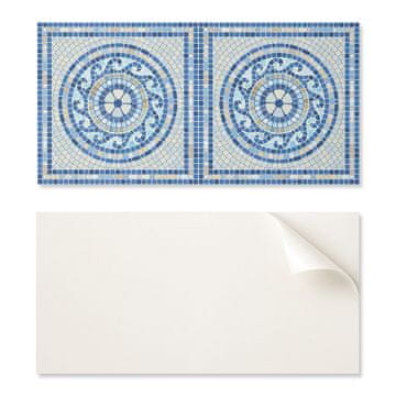 COLORAY Dekorativna samolepilna vinilna plošča - za hodnik 120x60 cm Mozaik v nebeških odtenkih