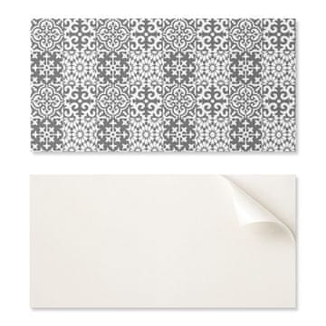 COLORAY Samolepilne ploščice z grafiko za jedilnico PVC dekorativni vzorci na ploščicah 10x40x20 cm