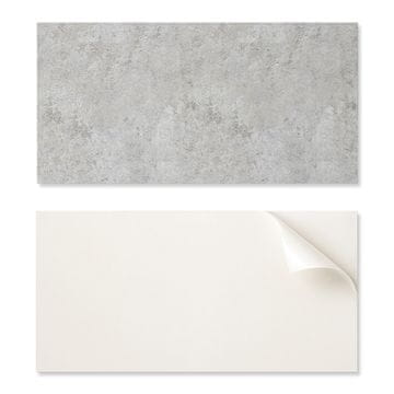 COLORAY Samolepilna vinilna plošča s potiskom 100x50 cm tekstura surovega betona