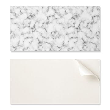 COLORAY Stenska dekoracija PVC plošča z vzorcem za sobo 100x50 cm marmorni vzorec z žilami