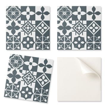 COLORAY Dekorativne ploščice z grafiko, lepljeni geometrijski vzorci v ploščicah 9x30x30 cm