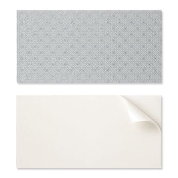 COLORAY Paket PVC ploščic z vzorcem za dnevno sobo, samolepilne, geometrijski vzorec z rombi, 10x40x20 cm