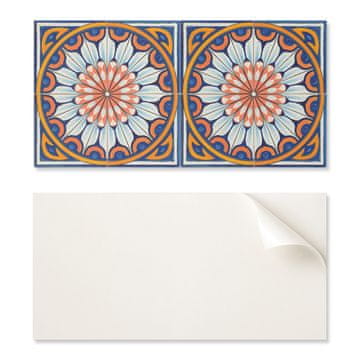 COLORAY Samolepilna vinilna tiskana plošča 100x50 cm cvetlični vzorec z detajli
