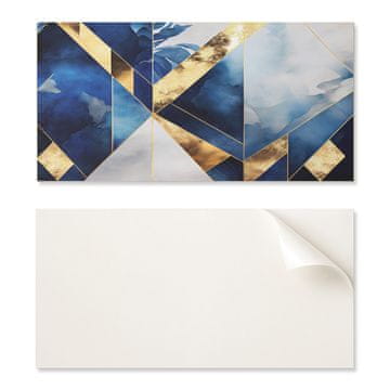 COLORAY Dekorativne vinilne samolepilne ploščice z geometrijskim potiskom v odtenkih 10x40x20 cm