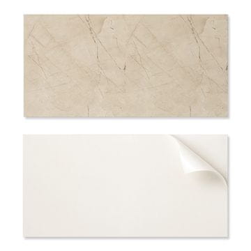 COLORAY Dekorativne stenske ploščice, samolepilne za dnevno sobo, elegantni marmorni vzorec 10x40x20 cm