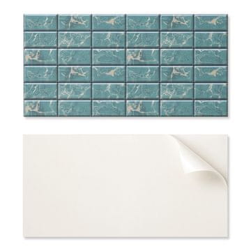 COLORAY Samolepilna vinilna plošča, idealna za moderno notranjost, 100x50 cm, vzorec marmornih ploščic