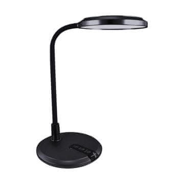 Ideus 6,5W LED namizna svetilka z nastavljivo barvo svetlobe in stikalom na dotik, črna PLATON 04229