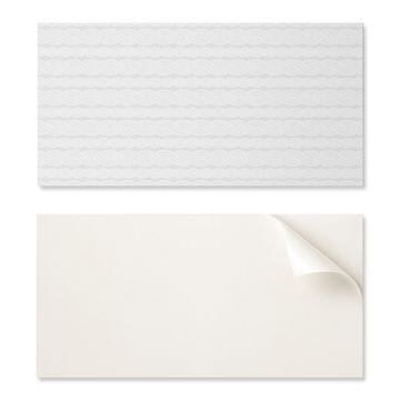 COLORAY Vinilna plošča, pripravljena za montažo, z dekorativnim potiskom 100x50 cm valov v ritmičnem vzorcu