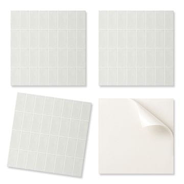 COLORAY Samolepilne vinilne ploščice, idealne za moderno notranjost, preprost pravokotni mozaik 20x20x20 cm
