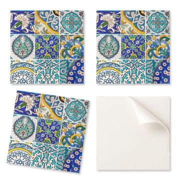 COLORAY Tiskane vinilne ploščice - Dekoracija spalnice Keramični mozaični vzorci 9x30x30 cm