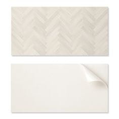 COLORAY Komplet samolepilnih vinilnih ploščic z vzorcem za spalnico. Vzorec ribje kosti v lesu, 10x40x20 cm